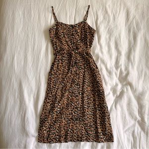 Rails Evie Dress, Size Small, Golden Leopard